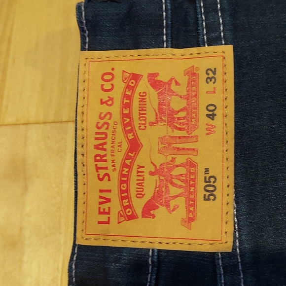 Levi's 505 Waterless 40x32 Jeans - Picture 5 of 7